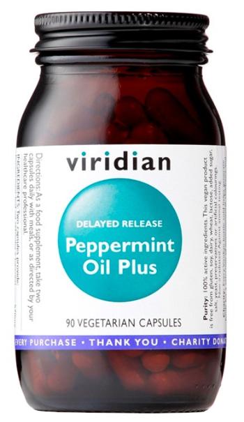 Viridian Peppermint Oil Plus 90 kapslí