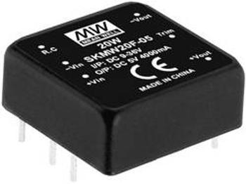 DC/DC měnič napětí do auta Mean Well SKMW20G-05, 4000 mA, 20 W, Počet výstupů 1 x