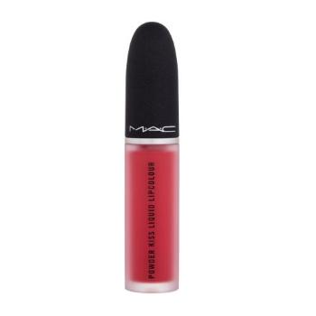 MAC Powder Kiss Liquid 5 ml rtěnka pro ženy 976 Escándalo! tekutá rtěnka