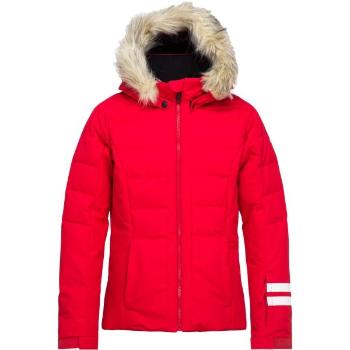 Rossignol GIRL POLYDOWN JKT Dívčí lyžařská bunda, červená, velikost 10