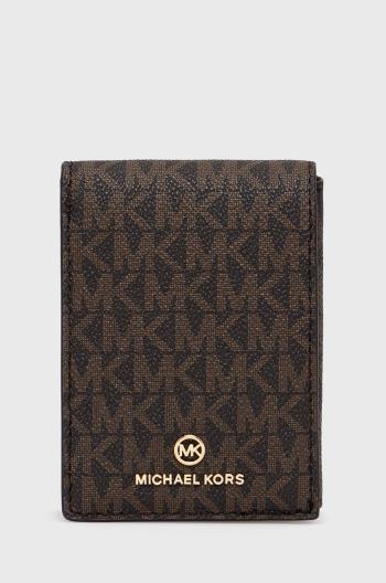 Peněženka MICHAEL Michael Kors hnědá barva