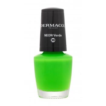 Dermacol Neon 5 ml lak na nehty pro ženy 39 Neon Verde