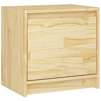 SHUMEE Noční stolek 40 × 30,5 × 40 cm masivní borové dřevo, 808113 (808113)