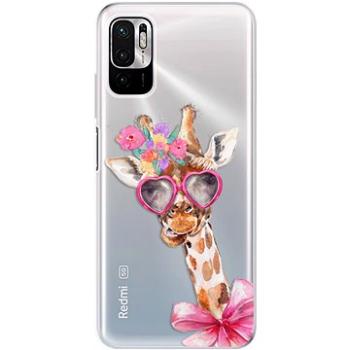 iSaprio Lady Giraffe pro Xiaomi Redmi Note 10 5G (ladgir-TPU3-RmN10g5)