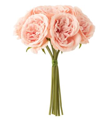 Růžová dekorační kytička Růže - 20*25cm 12415