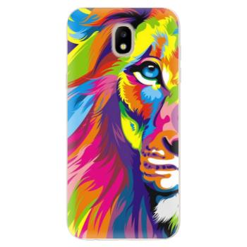 Odolné silikonové pouzdro iSaprio - Rainbow Lion - Samsung Galaxy J5 2017