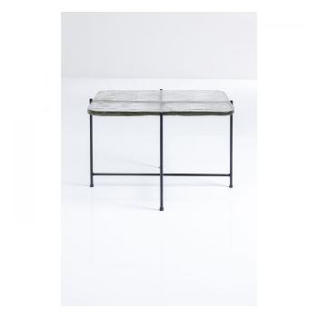 Konferenční stolek Ice Double – černá, 63 × 46 cm