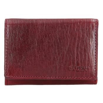 Lagen Dámská peněženka kožená LM 2520/T Vínově červená