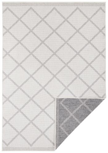 NORTHRUGS - Hanse Home koberce Kusový koberec Twin Supreme 103760 Corsica Grey/Cream - 80x350 cm Bílá