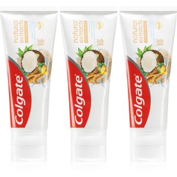 Colgate Natural Extracts Cononut Extract zubní pasta 3 x 75 ml