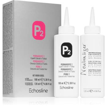 Echosline Perm 2 trvalá ondulace pro barvené vlasy 100+120 ml