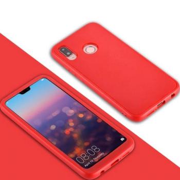 Ziskoun 360° oboustranný kryt na Huawei P9 - 3 barvy Barva: Červená