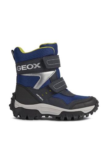 Dětské zimní boty Geox tmavomodrá barva