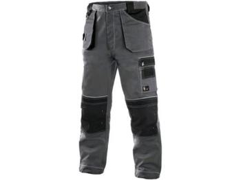 Kalhoty do pasu CXS ORION TEODOR, prodloužené, pánské, šedo-černé, vel. 52-54