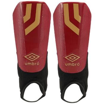 Umbro CERAMICA GUARD WITH ANKLE SOCK - JNR Dětské fotbalové chrániče, červená, velikost