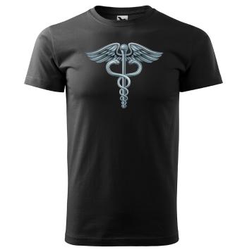 Tričko Caduceus (Velikost: 5XL, Typ: pro muže, Barva trička: Černá)