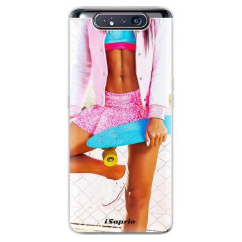 Odolné silikonové pouzdro iSaprio - Skate girl 01 - Samsung Galaxy A80