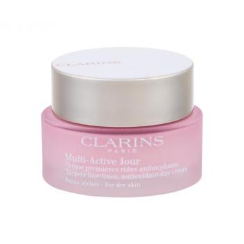 Clarins Multi-Active 50 ml denní pleťový krém pro ženy na suchou pleť; na dehydratovanou pleť; na unavenou pleť