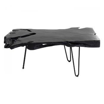 Černý konferenční stolek Aspen 100 × 40 cm