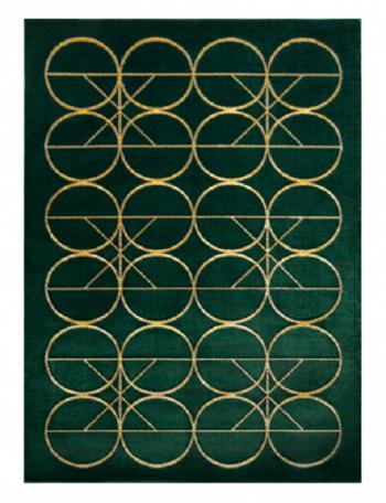 Dywany Łuszczów Kusový koberec Emerald 1010 green and gold - 180x270 cm Zelená
