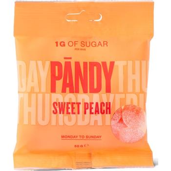 PANDY Candy Sweet Peach želé bonbóny 50 g