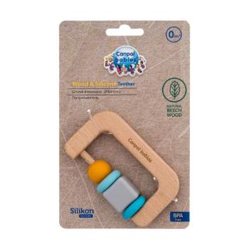 Canpol babies Wood & Silicone Teether 1 ks hračka pro děti