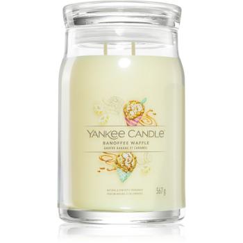 Yankee Candle Banoffee Waffle vonná svíčka Signature 567 g