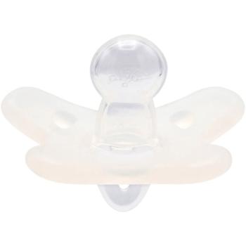 Canpol babies 100% Silicone Soother 6-12m Symmetrical dudlík White 1 ks