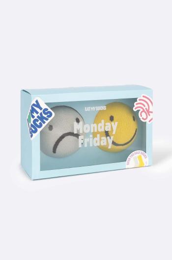 Ponožky Eat My Socks Monday Friday 2-pack