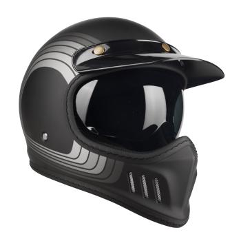 Moto přilba Lazer Cross TT Line Grey  L (59-60)  Black Grey Matt