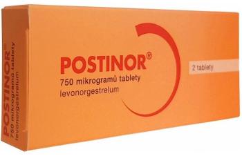 Postinor 750 mcg 2 neobalené tablety