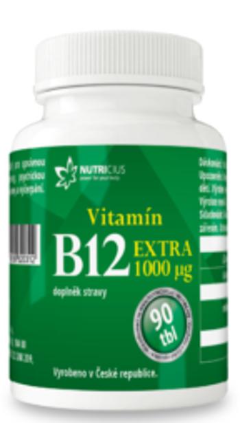 Nutricius Vitamín B12 EXTRA 1000 mcg 90 tablet