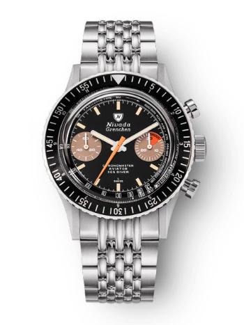 Nivada Grenchen Chronomaster Orange Boy Manual - Beads of Rice