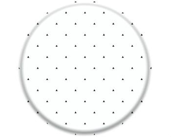 3D samolepky kruh - 5 kusů Minimal triangle pattern