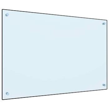 Kuchyňský panel bílý 90×60 cm tvrzené sklo