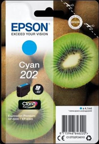 Epson T02F24010 ink bar Singlepack "Kiwi" Cyan 202 Claria Premium Ink 4,1 ml