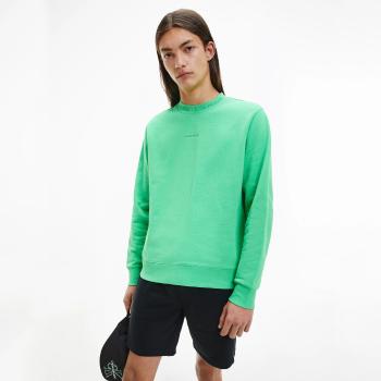 Calvin Klein pánská zelená mikina - S (LYQ)