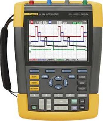 Ruční osciloskop Fluke 190-104/UN/S, 100 MHz, 4kanálový, ruční provedení, s pamětí (DSO), funkce multimetru