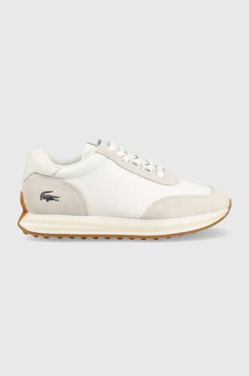 Sneakers boty Lacoste L-spin bílá barva