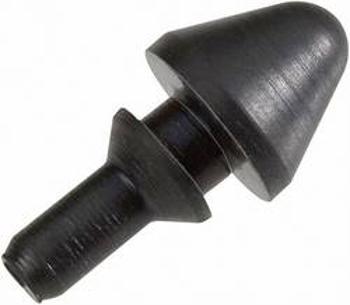 Tlumicí přístrojová nožička se západkou PB Fastener 1281-01, (Ø x v) 8 mm x 16.7 mm, černá, 1 ks