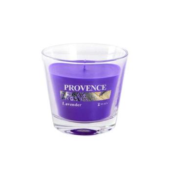 Provence Vonná svíčka ve skle 35 hodin levandule