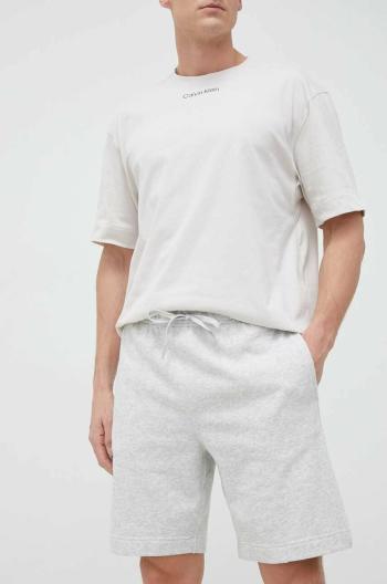 Tréninkové šortky Calvin Klein Performance Essentials šedá barva