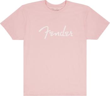 Fender Spaghetti Logo T-Shirt, Shell Pink, M