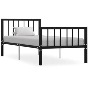 Rám postele černý kovový 90x200 cm (284568)