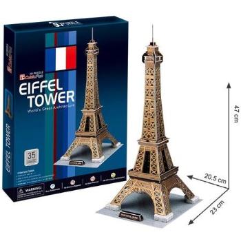 CUBICFUN 3D puzzle Eiffelova věž zlatá 35 dílků