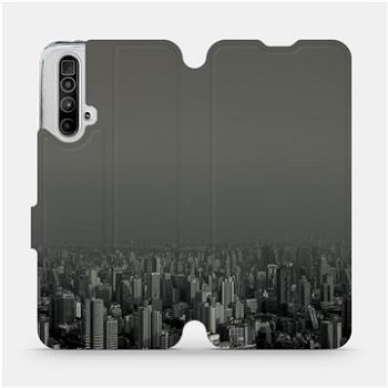 Flipové pouzdro na mobil Realme X3 SuperZoom - V063P Město v šedém hávu (5903516343249)