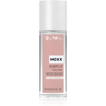 Mexx Simply For Her deodorant s rozprašovačem pro ženy 75 ml