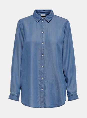 Modrá volná džínová košile Jacqueline de Yong Olivia