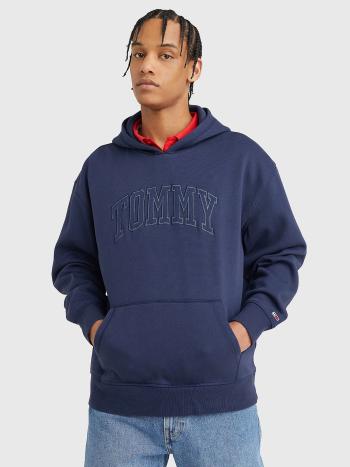 Tommy Jeans pánská tmavě modrá mikina COLLEGE WASH - XL (C87)