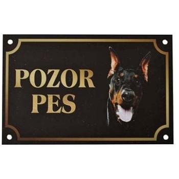 Cobbys Pet Pozor Pes Doberman 17 × 11cm (8586020722204)